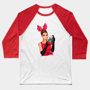 Audrey Hepburn Baseball T-Shirt